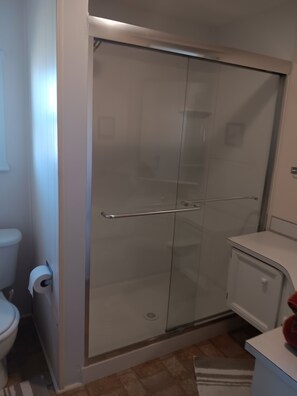 New walkin shower
