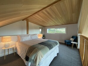 Heaps of space around the bed on the Mezzanine level!