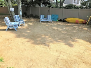 Private Beach in backyard
