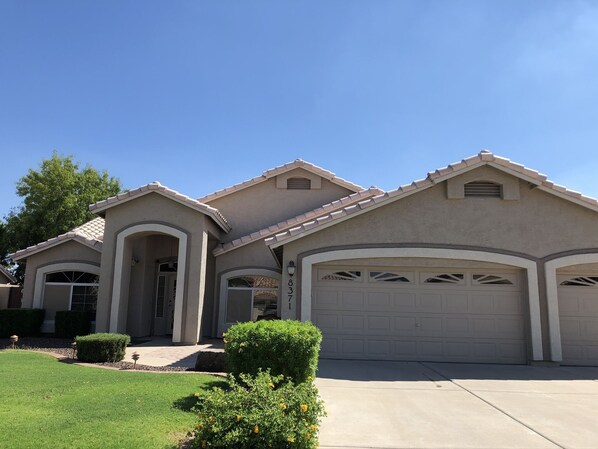 One level home in quiet neighborhood.