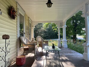 Our favorite place to sit, talk, and enjoy our morning coffee.