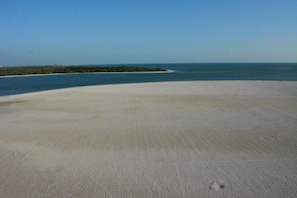 Powder white sandy beach at your footsteps 