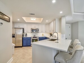 NEW Kitchen with Breakfast Counter at 2412 Windsor II