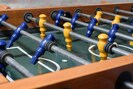 Games room with table football and darts board