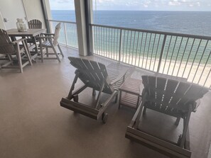 Epic private balcony!