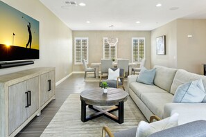 Living Room with Feather Down Sofa