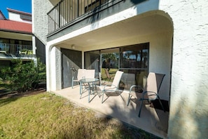 Enjoy access to the patio from either the great room or main bedroom