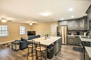 Kitchen | Fully Equipped | Stainless Steel Appliances