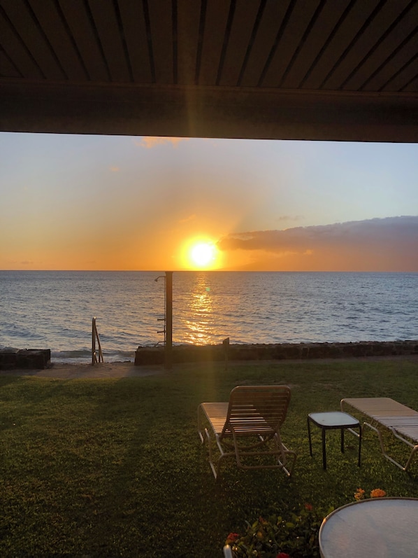 Sunset from your patio.