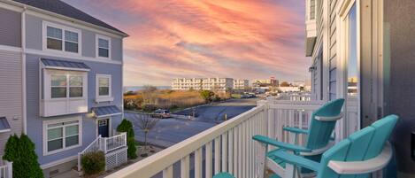 Catch a beautiful sunset from one of two balconies on second floor. 