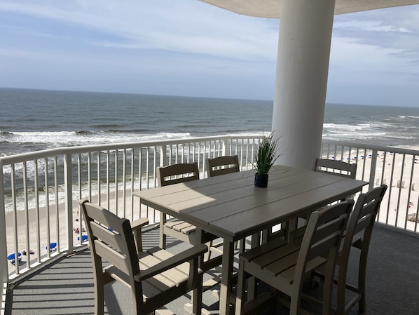 Amazing views from this large comfortable balcony 