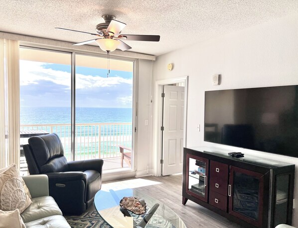 Living room with balcony access