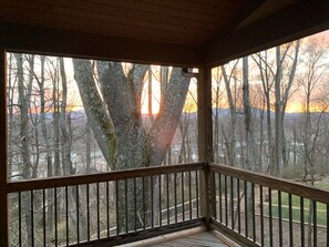 Sunriseview from the main level deck
