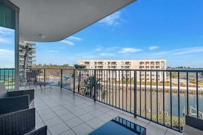 Oversized Private Balcony with Plenty of Seating for Relaxing