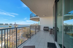 Oversized Private Balcony with Plenty of Seating for Relaxing