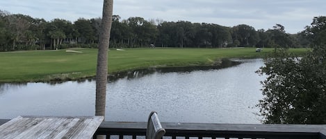 Balcony view of the 18th hole