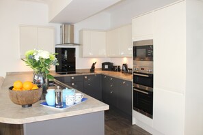 Kitchen area at Merchants Rest