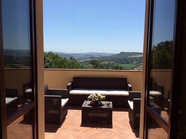 Terrasse avec vue