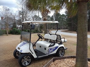 Included golf cart if not out for maintenance 