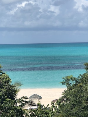 View Of Beach From Deck