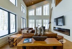 Great Room with Electric Fireplace
