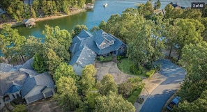 Arial of home on the Cedar Creek Cove