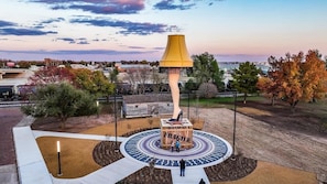 Leg Lamp in Downtown Chickasha