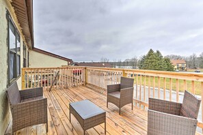 Private Deck | Camelback Mountain Resort 8.0 Miles Away