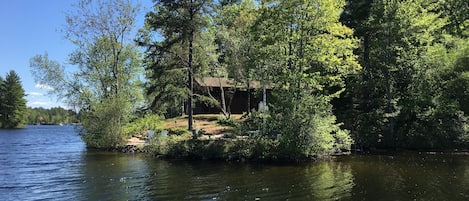 Private hideaway on a secluded peninsula.