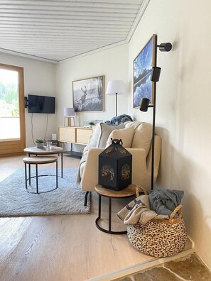 View from entrance into living room