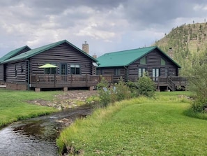 A view from the South of Summer flow on Little Colorado River. The river is stocked with trout throughout the Summer months. You do need a AZFGD license to fish the river.
