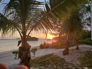 Sunset over Pineapple Cays