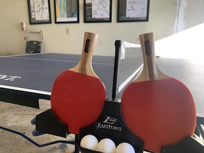 Ping Pong in the garage