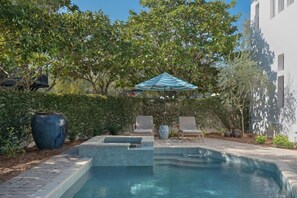 Exceptional Courtyard and Pool Area
