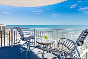 Beach Front Balcony with Fantastic Views