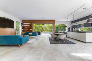 Indoor dining area