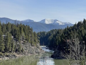 Flathead River view from back deck