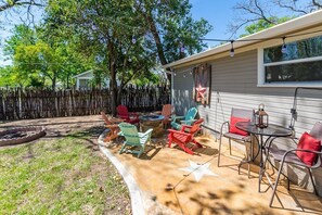 Backyard Seating Area