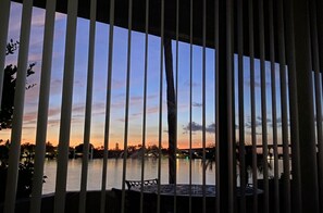 A view from the Master bedroom bed