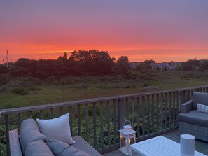 Sunset on the back deck