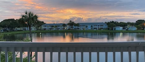 The sunsets from the balcony are amazing.