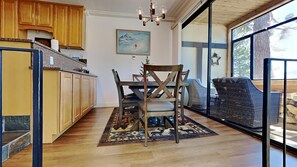 Full Dining Room with Enclosed Porch