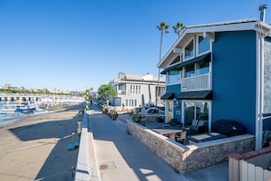 Unit A Exterior From Boardwalk with beach