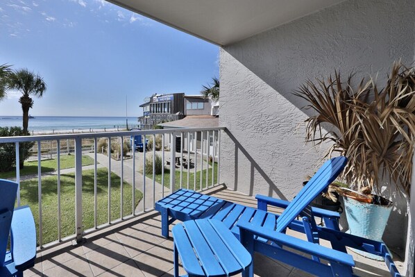 Private balcony.