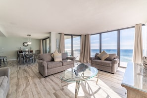The open floor plan is great for entertaining