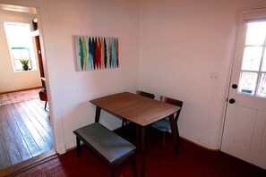 Dining table and chairs
