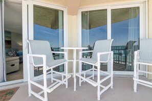 Spacious Oceanfront Balcony
