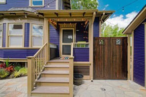 Walk into the secluded Patio Villa and find the entrance to the Patio Suite.