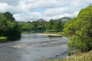 Dryburgh Steading One - glorious views over the River Tweed and Eildon Hills