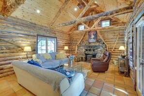 Living Room | 1st Floor | Wood-Burning Stove